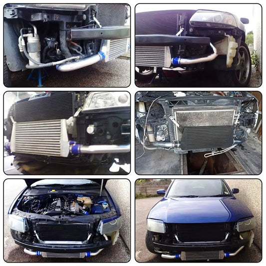 Zestaw intercoolera FMIC – Audi A4 B5 / VW Passat B5 1.8T (1996–2001) – aluminiowy, 51 mm, z silikonami