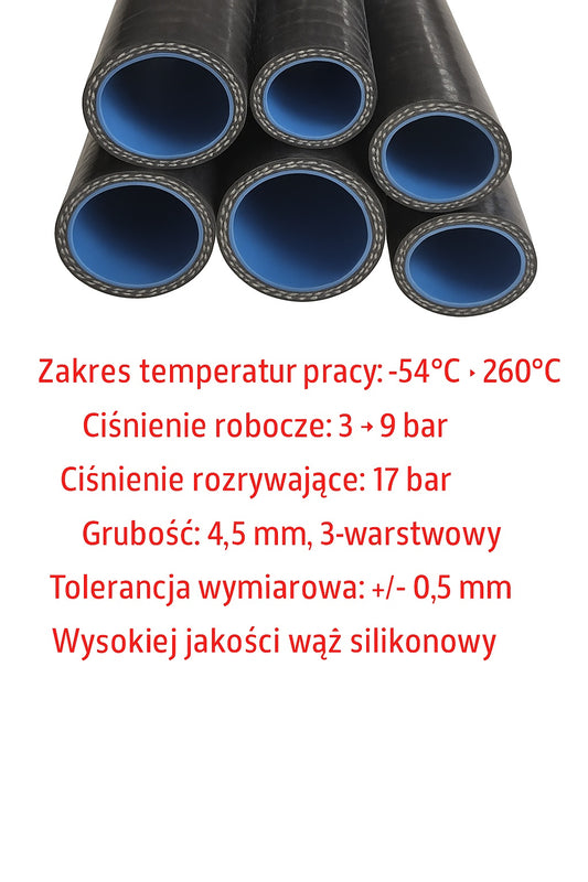 Audi A4 B6 / Passat B6 1.8T – Silikonowy wąż dolotowy Turbo Induction (1 szt.)