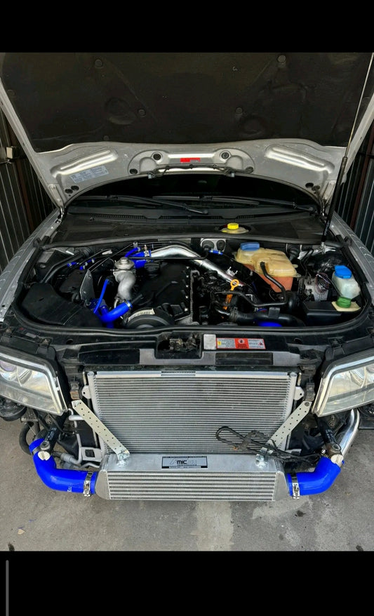 Audi A4 B5 1.9 TDI – zdjęcie klienta, intercooler z przodu