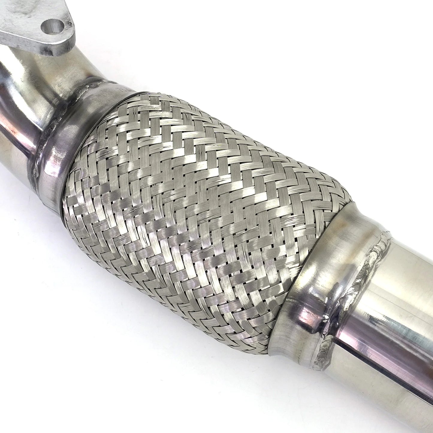 Downpipe 2.5–3” bez kata – Golf GTI MK5/MK6, Jetta GLI 2.0T, Audi A3 8P (2005–2014)