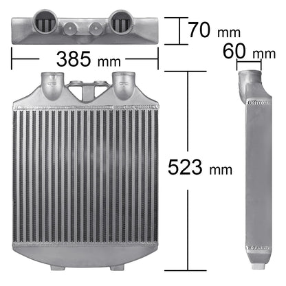 Zestaw intercoolera frontowego FMIC – Seat Ibiza, Polo GTI, Fabia VRS 1.9 TDI / 1.8T (Aluminium 63mm)