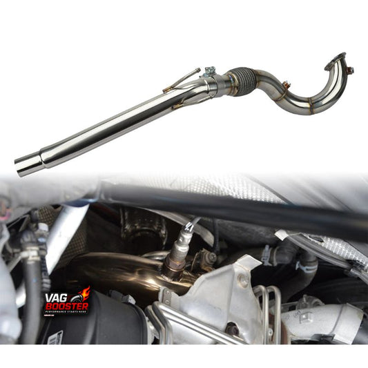 VW Golf MK7 / Jetta / A3 8V / Kodiaq – Downpipe 2.5” do 1.4 TSI EA211 (Catless, Racing, 2013–2024)