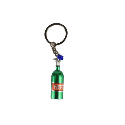 Mini Brelok Nitro NOS – Metalowy Brelok Tuningowy, 7 Kolorów, Zinc Alloy, Unisex