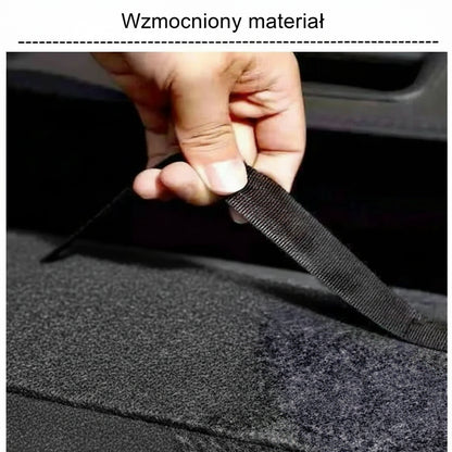 Filcowy organizer do bagażnika – powiększony, dark gray, miękki i pogrubiony – Trunk Storage Box