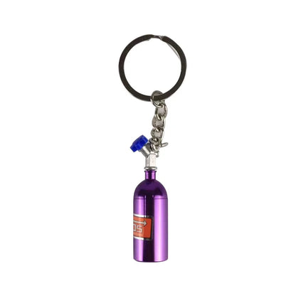 Mini Brelok Nitro NOS – Metalowy Brelok Tuningowy, 7 Kolorów, Zinc Alloy, Unisex