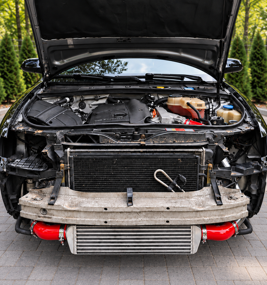 Zdjęcie poglądowe FMIC w VW Passacie; nie przedstawia montażu w Audi A4 B6